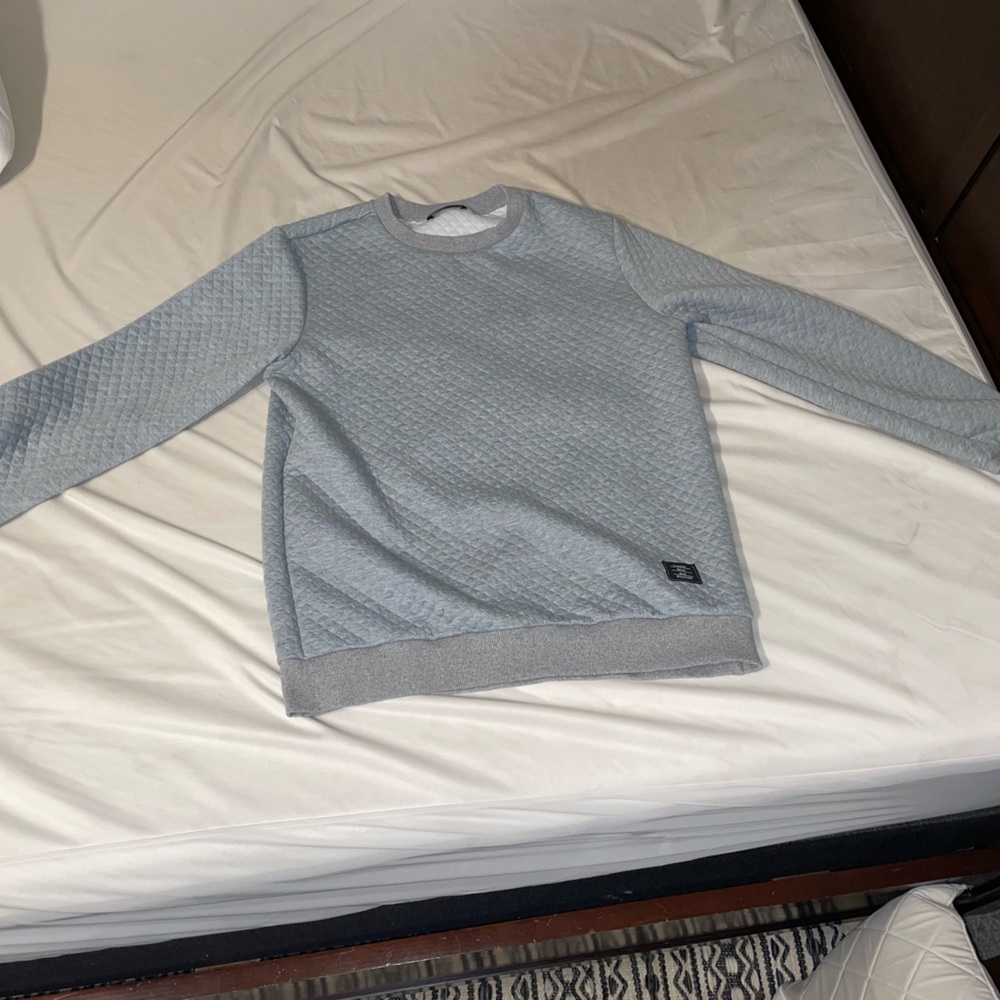 Shein Square Pattern Crewneck
